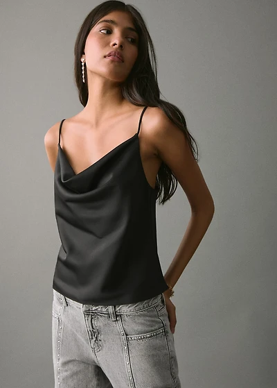 Satin top