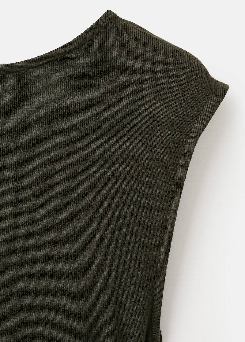 Ruched fitted dress