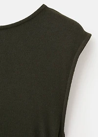 Ruched fitted dress