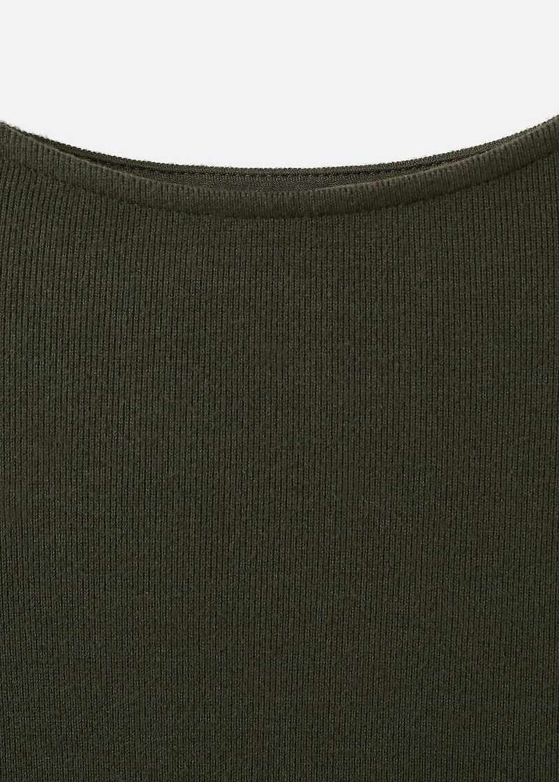 Ruched fitted dress
