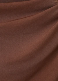 Draped fitted t-shirt