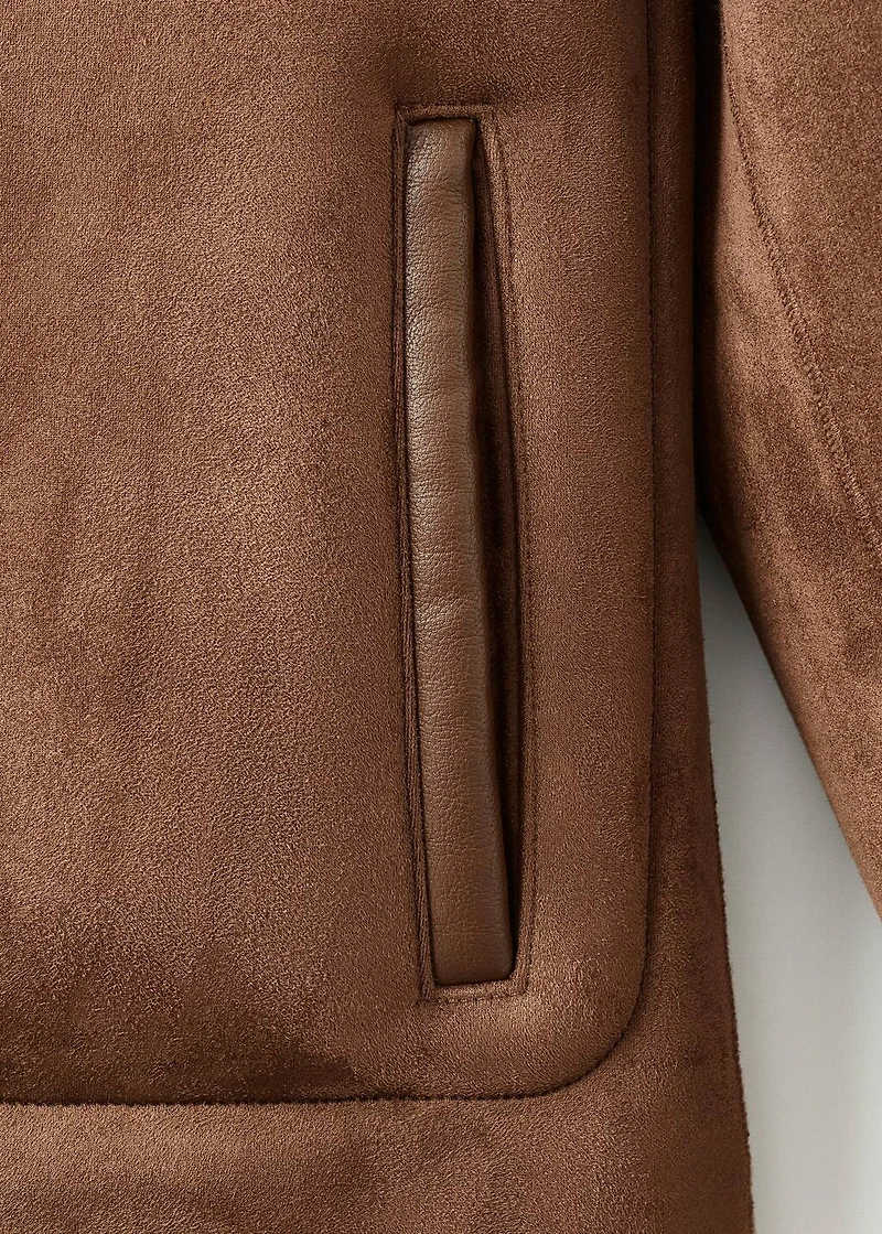 Reversible sheepskin jacket