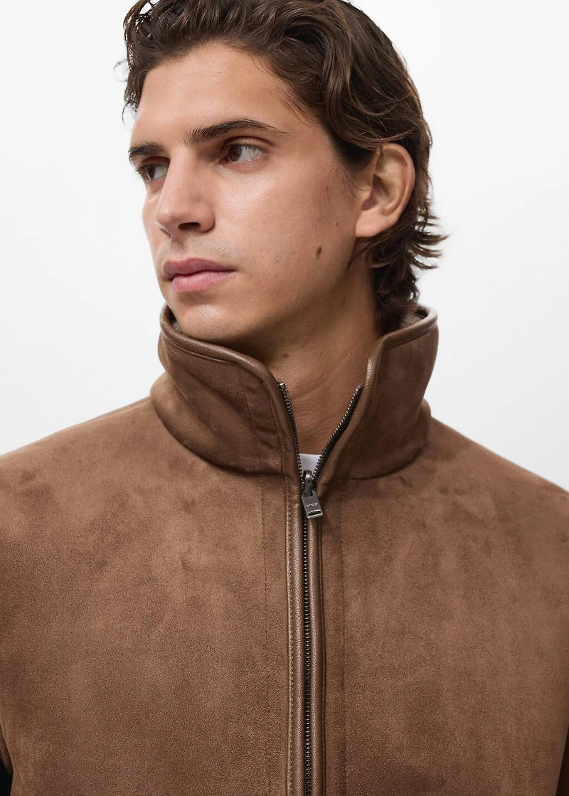 Reversible sheepskin jacket