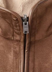 Reversible sheepskin jacket