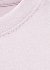 Printed cotton-blend T-shirt