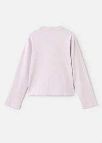 Printed cotton-blend T-shirt