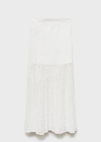 Long lace skirt