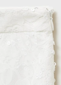 Long lace skirt