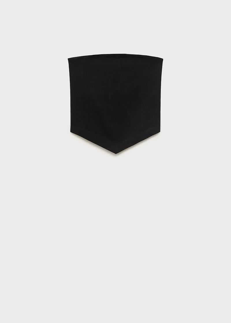 V-neck bandana top