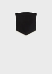 V-neck bandana top
