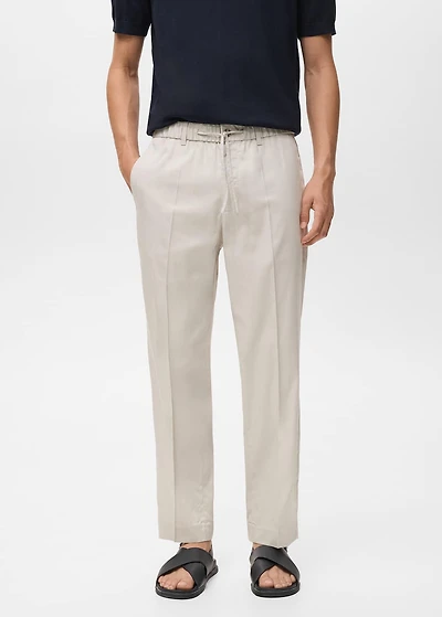 Lyocell cotton joggers