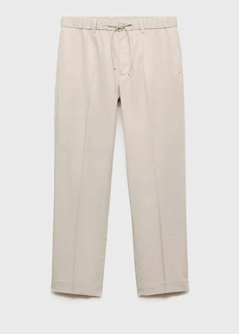 Lyocell cotton joggers