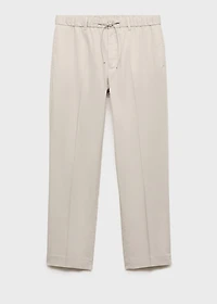 Lyocell cotton joggers