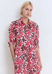 Printed cotton shirt
