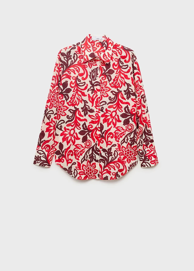 Printed cotton shirt