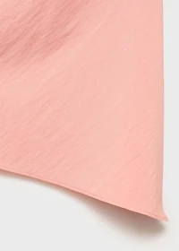 Draped asymmetrical blouse