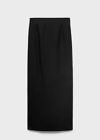 Linen pencil skirt
