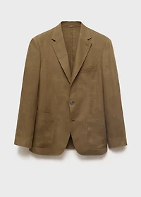 Salerno suit blazer 100% linen slim fit