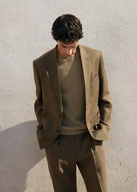 Salerno suit blazer 100% linen slim fit