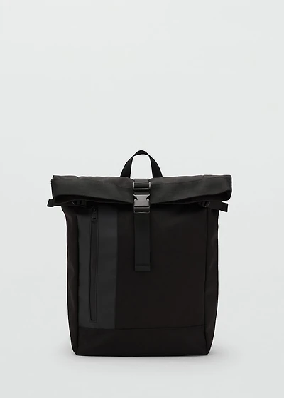 Backpack with flap pocket