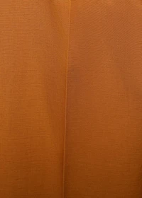 Linen-blend strapless jumpsuit