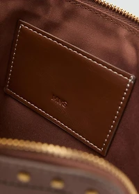 Studded leather-effect case