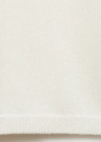 Openwork knitted trousers