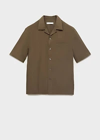 Regular-fit lyocell shirt