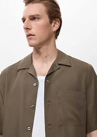 Regular-fit lyocell shirt