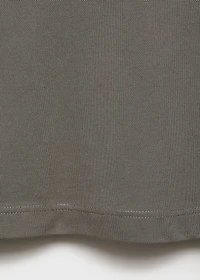 Cotton piqué polo shirt