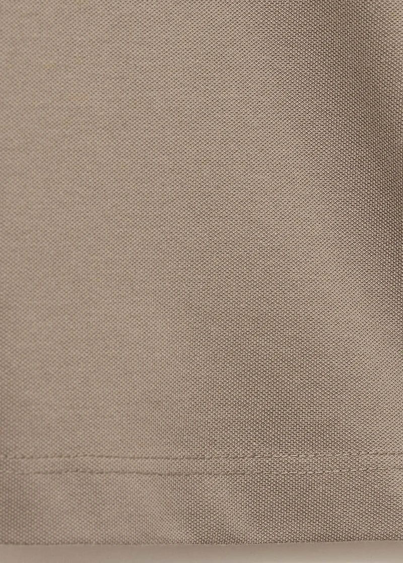Cotton piqué polo shirt