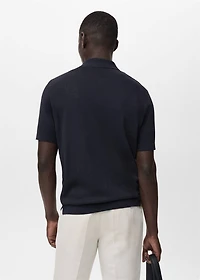 Rib-knit shirt
