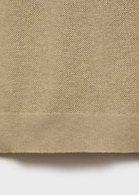 Cotton fine-knit t-shirt