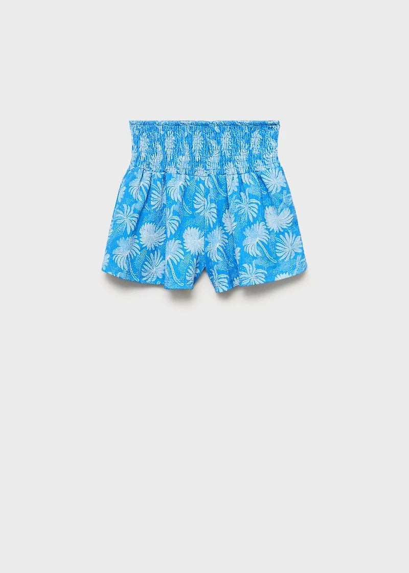 Floral-print shorts