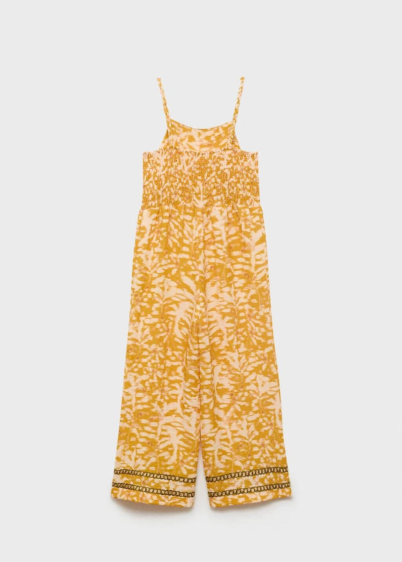 Tropical print jumpsuit