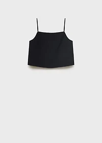 Buttoned crop top
