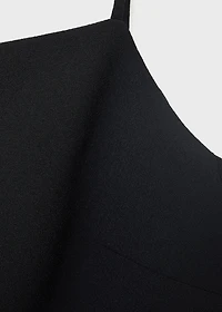 Buttoned crop top