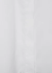 Cropped cotton shirt