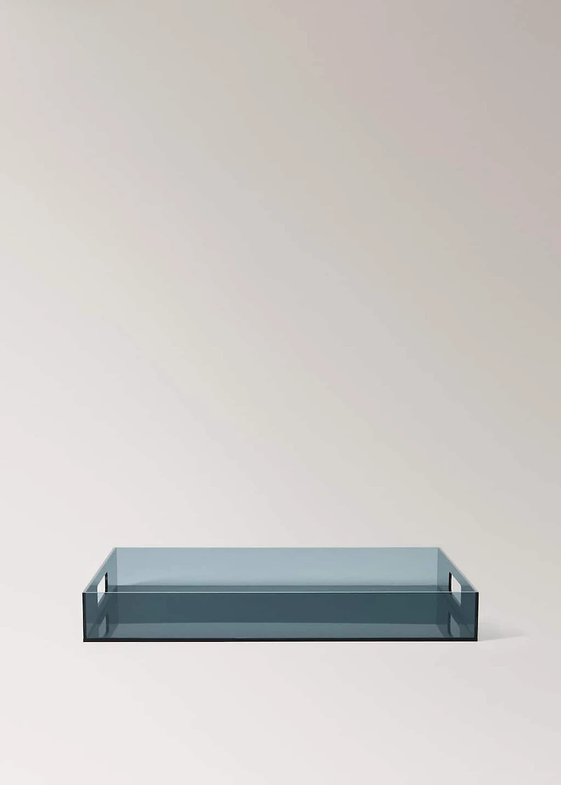 Medium rectangular acrylic tray