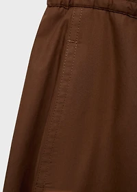 Paperbag pants with bow