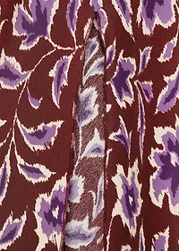 Floral-print halter dress