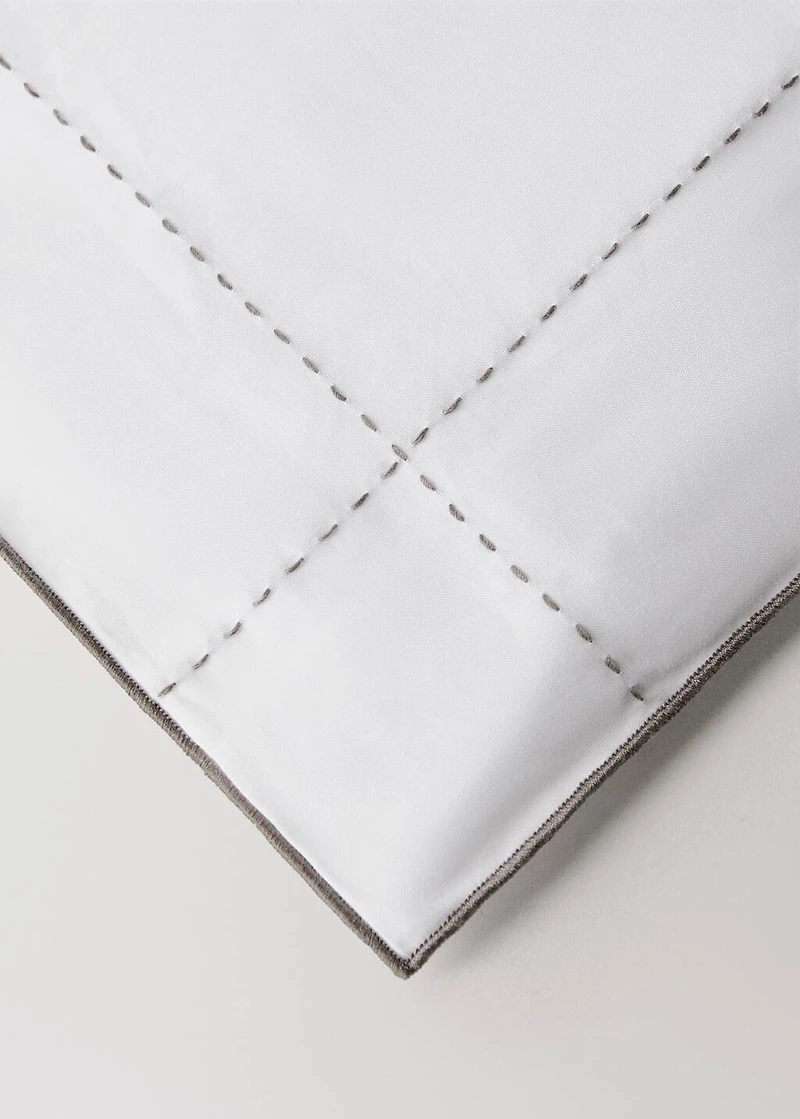200-thread count percale cotton duvet cover for 180/200 cm bed