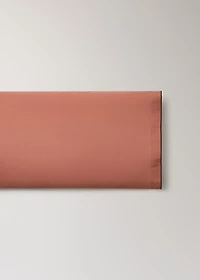 Cotton percale pillowcase with overlock stitching 45x110 cm