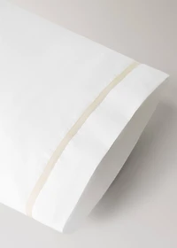 Percale cotton 200 thread pillow case 45x110cm