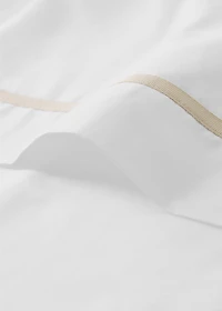 Percale cotton 200 thread pillow case 45x110cm