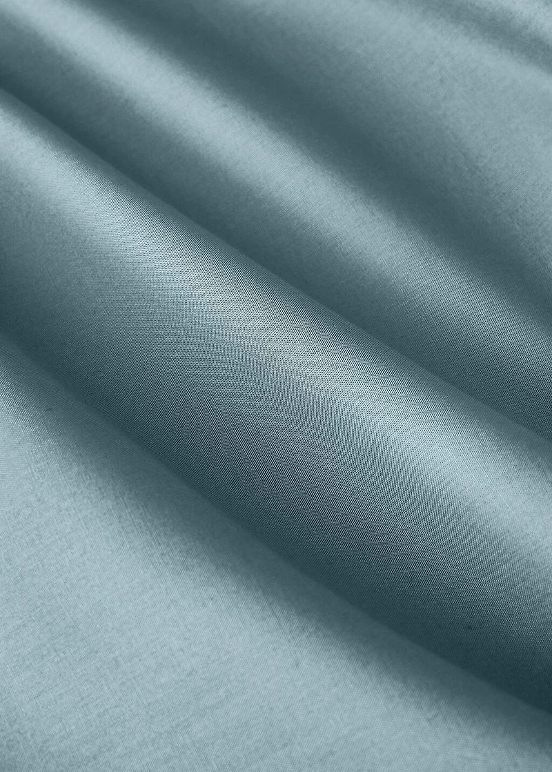 Percale cotton fitted sheet for 90 cm bed
