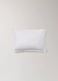 Children's embroidered cotton cushion cover 30x40 cm