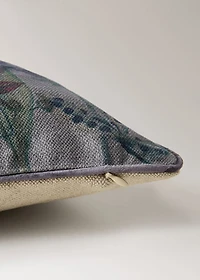 Linen floral-print cushion cover 30x50 cm