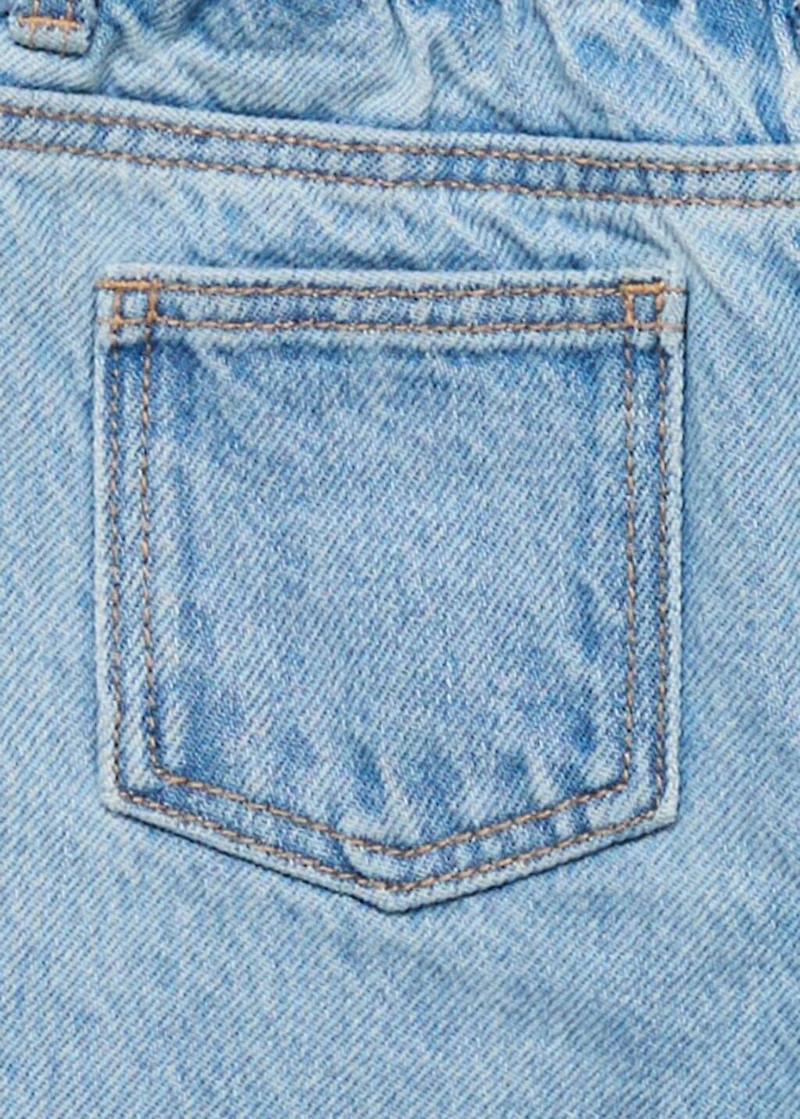 Cotton culotte jeans