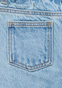 Cotton culotte jeans